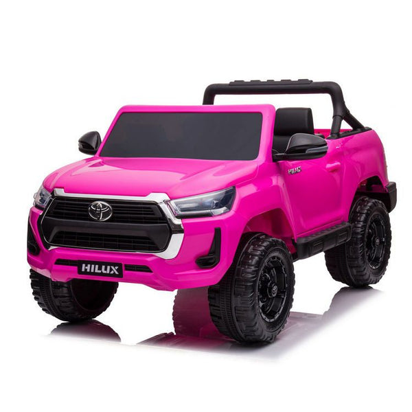 Gambol - New Toyota Hilux 2021 Licensed Kids Ride on Car with Parental Remote Control - Rose Pink