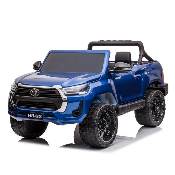 Gambol - New Toyota Hilux 2021 Licensed Kids Ride on Car with Parental Remote Control - Blue